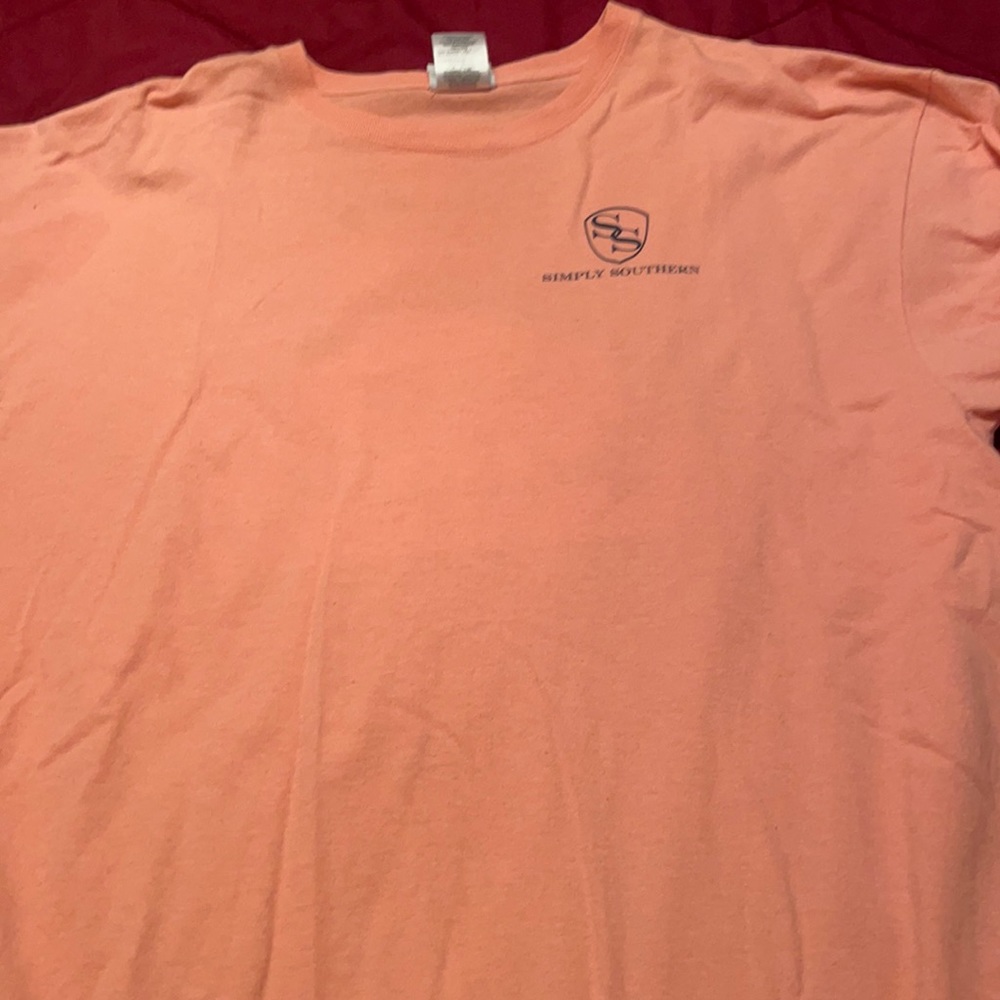 Peach boat shirt